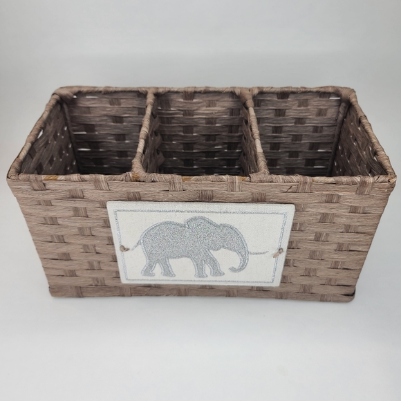 Holographic Glitter Elephant 3 Section Basket - Picture 11 of 17